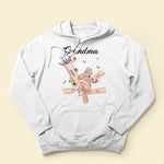 Holding Mom's Hand, Grandma's Hand - Personalized Shirt