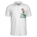 Hole In One Custom Face Gift For Golfer, Dad, Husband - Custom Photo Golf Shirt