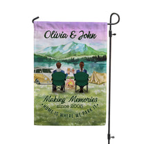 Home Is Where We Park It - Personalized Flag - Gift For Camping Lover, Camper