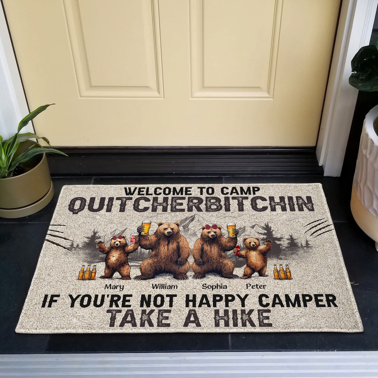 Home Is Where You Park It Camping - Personalized Doormat