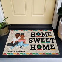 Home Sweet Home Couples - Personalized Doormat