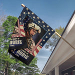 Honoring The Memory Of - Personalized Photo Garden Flag