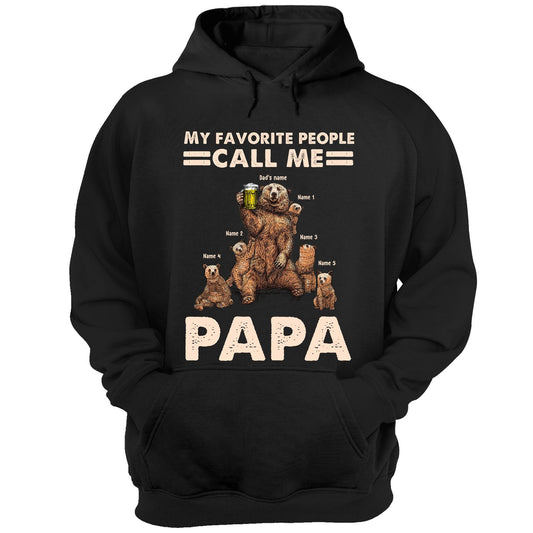 My Favorite People Call Me Papa Shirt-Macorner