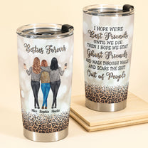 Friends Until We Die - Personalized Acrylic Tumbler With Straw – Macorner