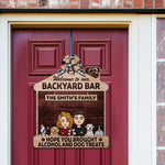 Hope You Brought Alcohol & Pet Treats - Personalized Custom Shaped Wood Sign