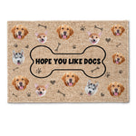 Hope You Like Furbabies - Personalized Photo Doormat