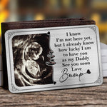 How Lucky I Am To Have You As My Daddy - Personalized Aluminum Photo Wallet Card
