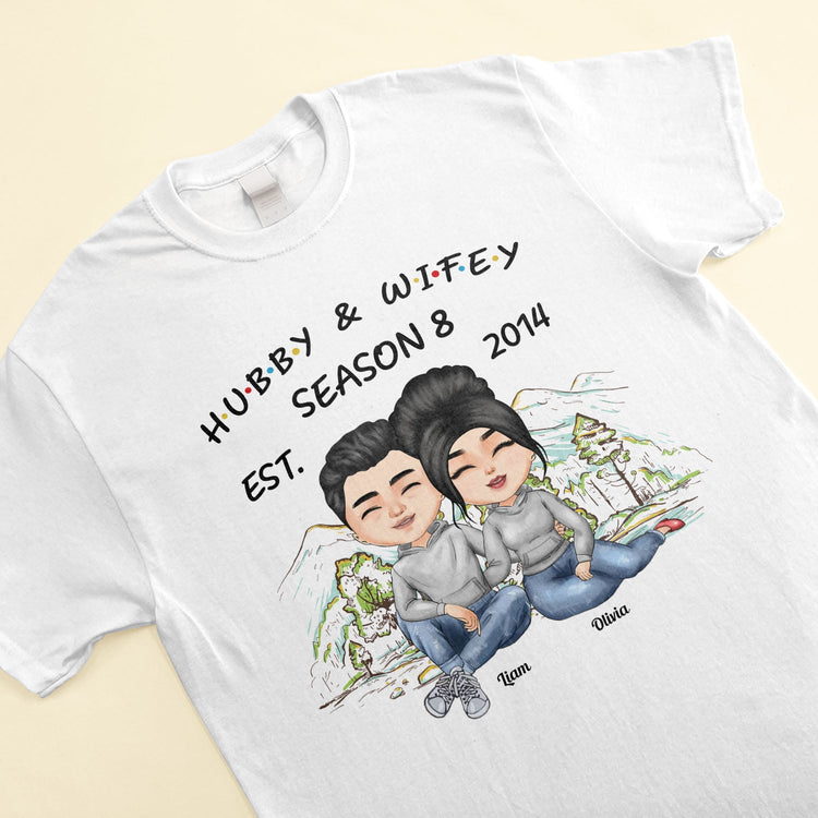 Hubby & Wifey Season - Personalized Shirt - Birthday Anniversary Gift For Husband, Wife, Gifts From Daughters, Sons To Parents
