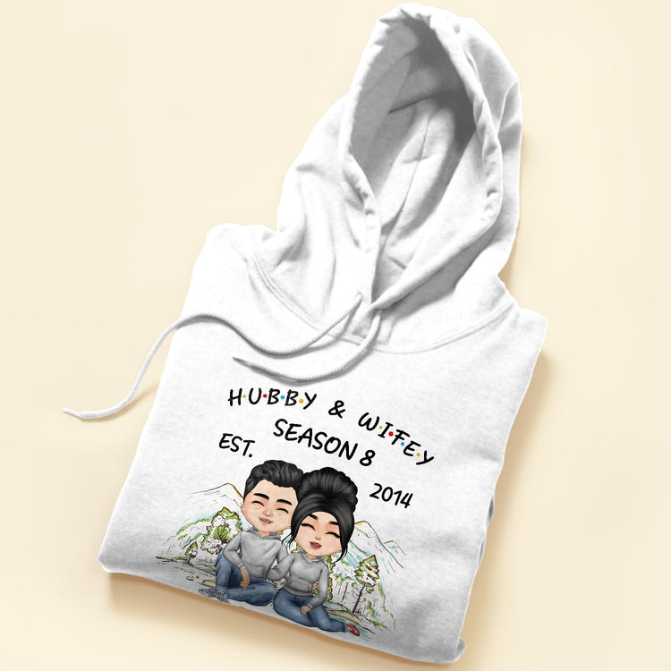 Hubby & Wifey Season - Personalized Shirt - Birthday Anniversary Gift For Husband, Wife, Gifts From Daughters, Sons To Parents