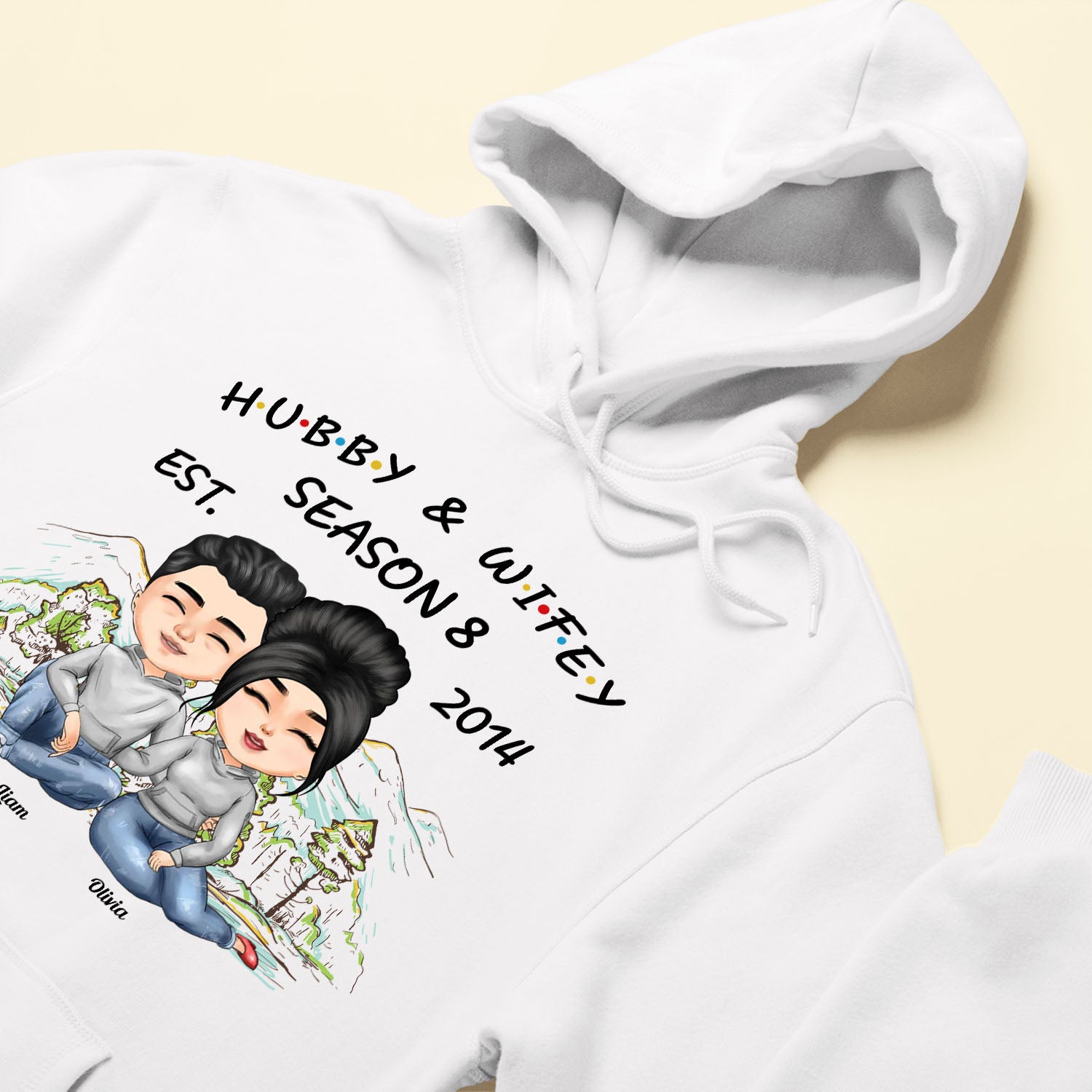 Hubby & Wifey Season - Personalized Shirt - Birthday Anniversary Gift For Husband, Wife, Gifts From Daughters, Sons To Parents