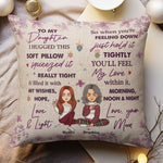 Hug From Mom, Grandma - Personalized Pillow (Insert Included)