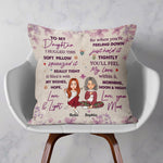 Hug From Mom, Grandma - Personalized Pillow (Insert Included)