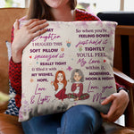 Hug From Mom, Grandma - Personalized Pillow (Insert Included)