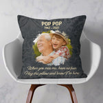 Hug This Pillow And Know I'm Here - Personalized Pillow - Memorial Gift For Family Members