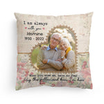 Hug This Pillow And Know I'm Here - Personalized Photo Memory Pillow (Insert Included)