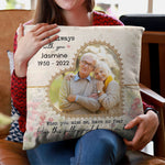 Hug This Pillow And Know I'm Here - Personalized Photo Memory Pillow (Insert Included)