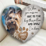Hug This Pillow & Know I Am Here - Personalized Photo Custom Shaped Pillow