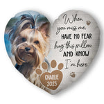 Hug This Pillow & Know I Am Here - Personalized Photo Custom Shaped Pillow
