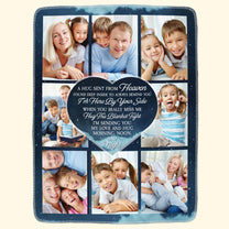 Hugs From Heaven - Personalized Photo Blanket