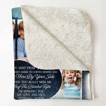 Hugs From Heaven - Personalized Photo Blanket