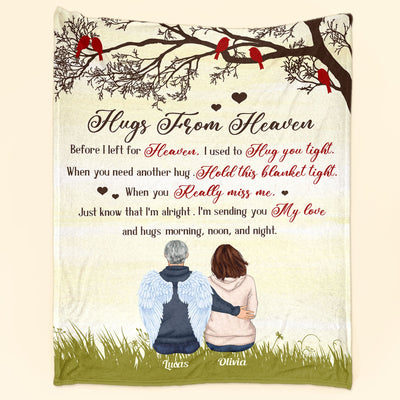 Hugs From Heaven - Personalized Memory Blanket