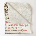 Hugs From Heaven - Personalized Memory Blanket