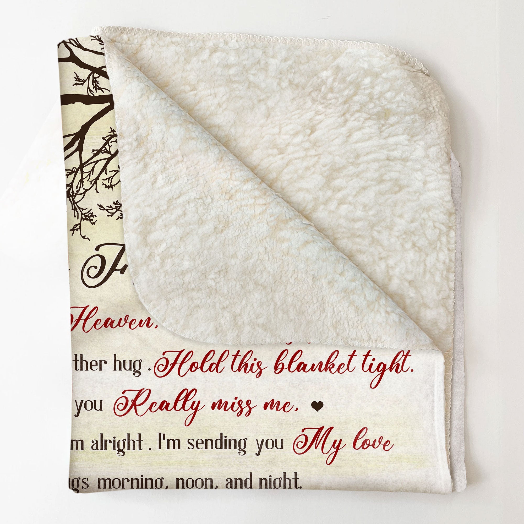 Hugs From Heaven - Personalized Memory Blanket