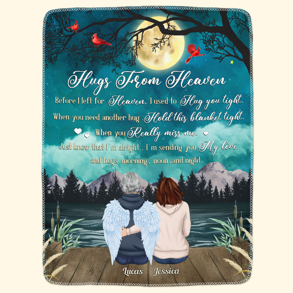 Hugs From Heaven - Personalized Memory Blanket