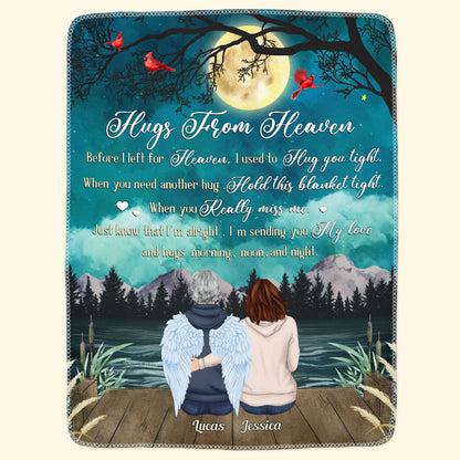 Hugs From Heaven - Personalized Memory Blanket