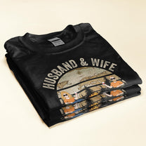 Husband And Wife Travel Partners For Life - Personalized Shirt