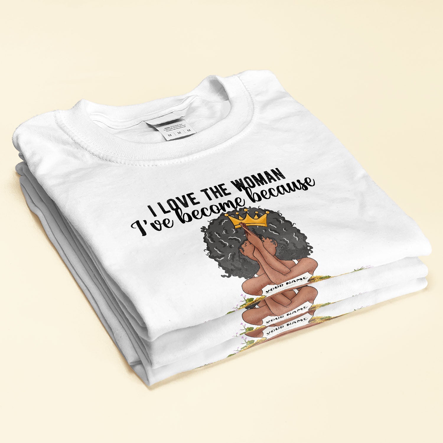 I Am A Black Woman - Personalized Shirt - Christmas Gift For Black Woman