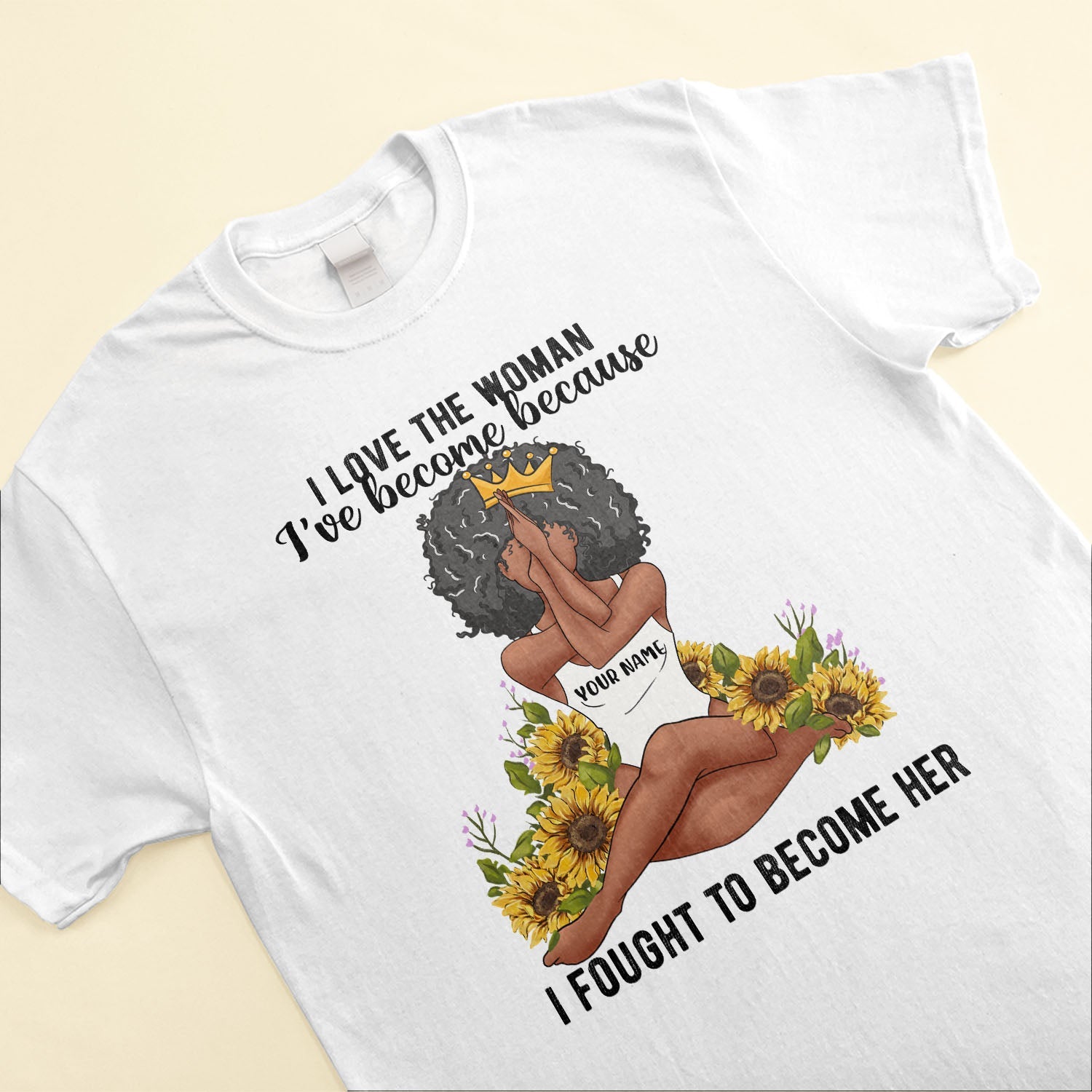 I Am A Black Woman - Personalized Shirt - Christmas Gift For Black Woman