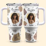  I Am A Child Of God - Personalized Photo 40oz Tumbler With Straw