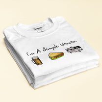 I Am A Simple Woman - Personalized Shirt - Birthday Gift For Camping Girl, Camping Lover, Camper