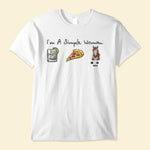I Am A Simple Woman - Personalized Shirt - Birthday Gift For Horse Mom, Horse Girl, Horse Lover