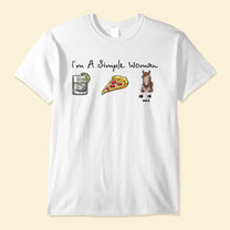 I Am A Simple Woman - Personalized Shirt - Birthday Gift For Horse Mom, Horse Girl, Horse Lover