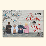 I Am Always With You  - Personalized Poster/Wrapped Canvas - Memorial Gift For Family Members