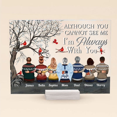 I Am Always With You Even In Heaven - Personalized Acrylic Plaque