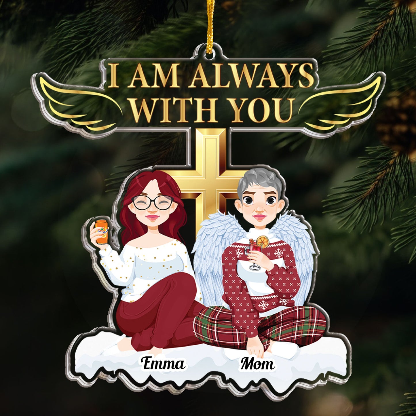 I Am Always With You - Personalized Acrylic Ornament