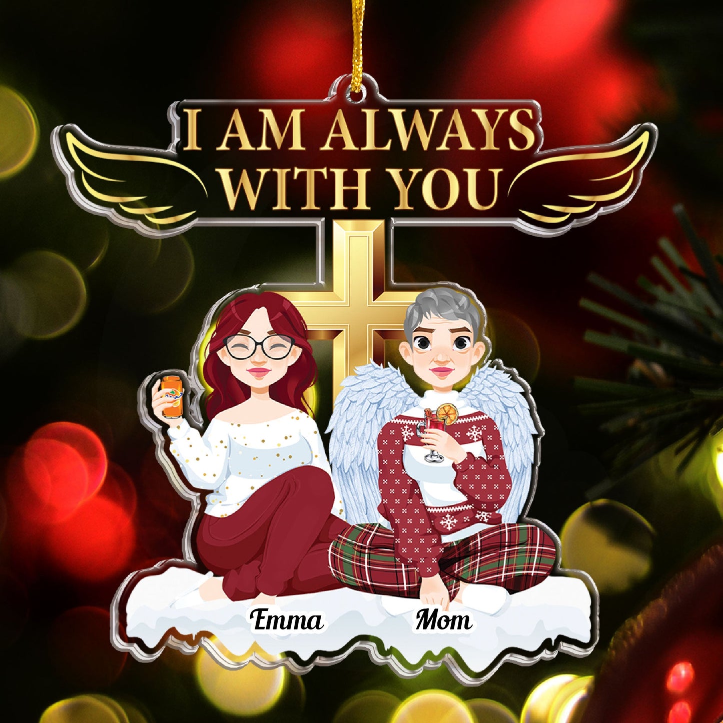 I Am Always With You - Personalized Acrylic Ornament