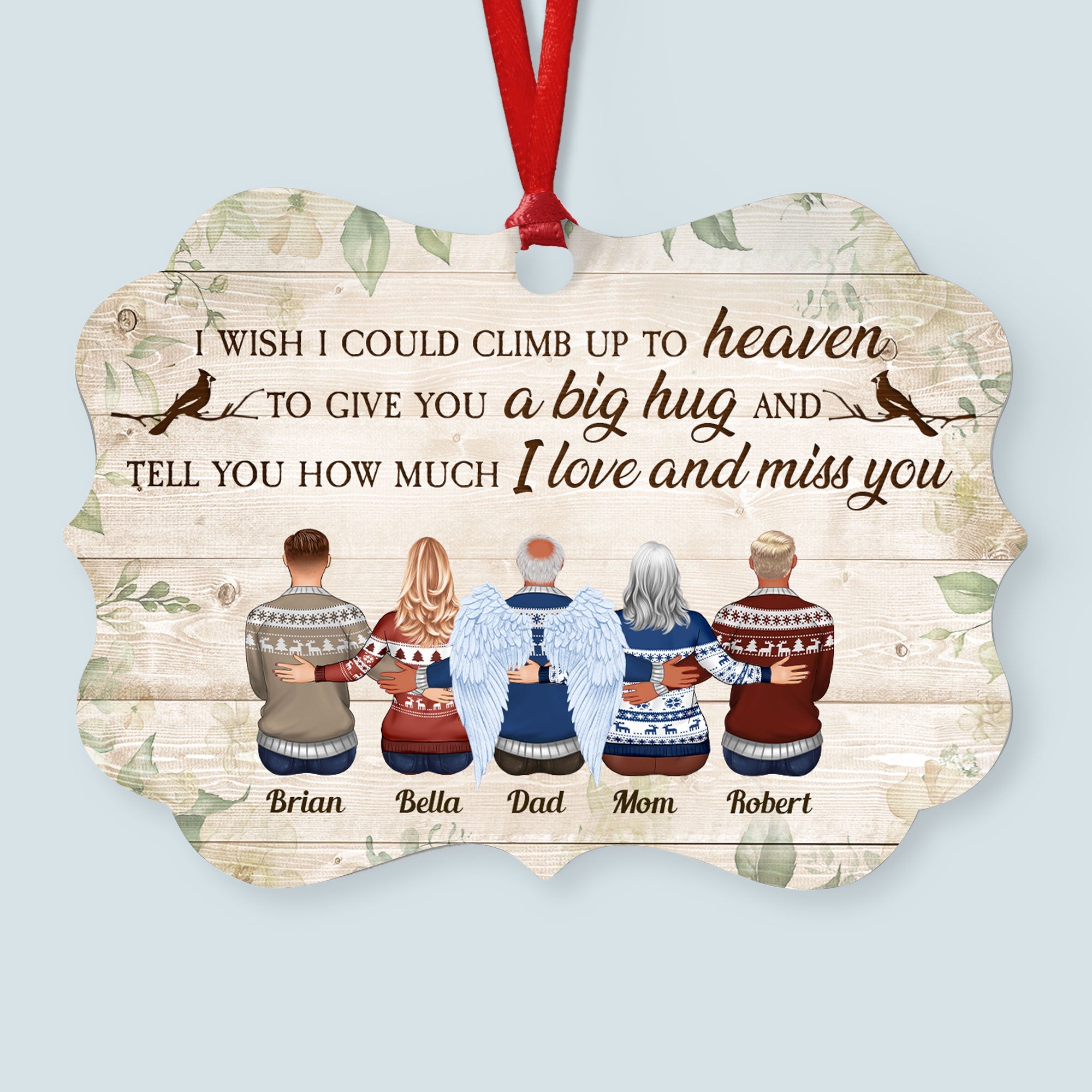 I Am Always With You - Personalized Memorial Ornament