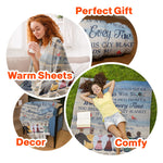 I Am Always With You - Personalized Blanket - Birthday Memorial Rememberance Gift For Family Members, Mom, Dad, Brothers, Sisters