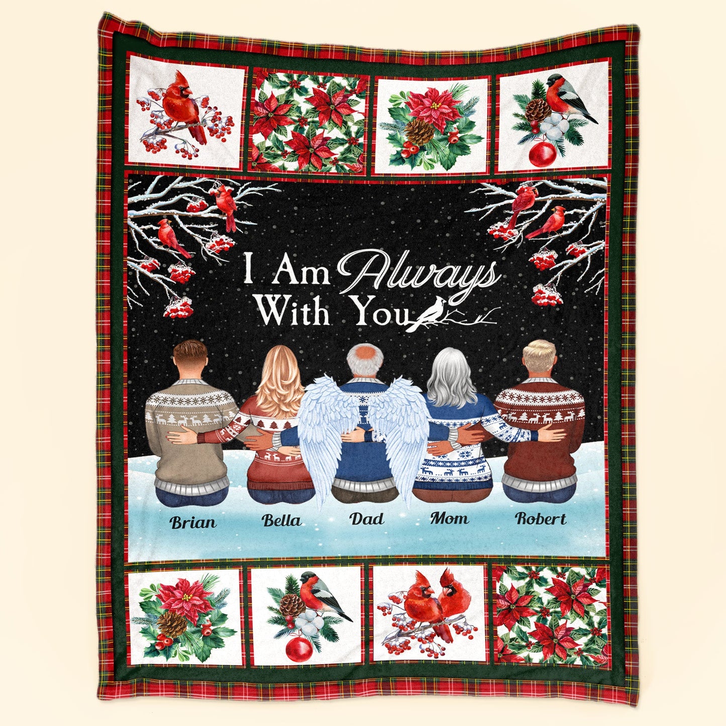 I Am Always With You - Personalized Blanket