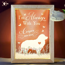 I Am Always With You - Personalized Frame Lamp