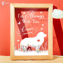 I Am Always With You - Personalized Frame Lamp