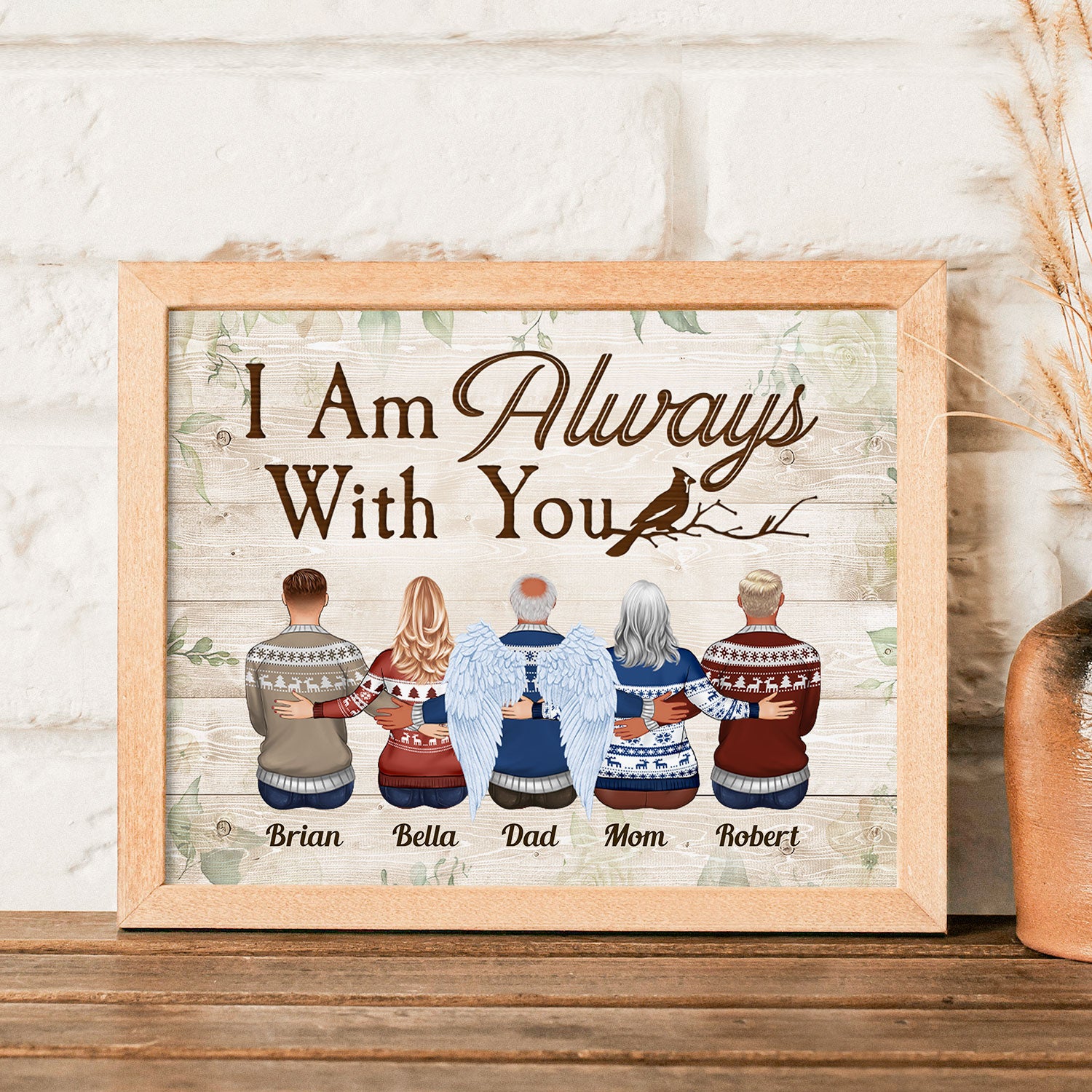 I Am Always With You - Personalized Poster - Memorial Gift For Family