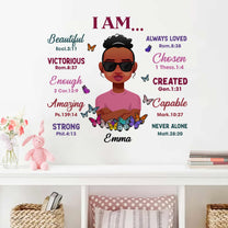 I Am Beautiful, Loved... - Personalized  Decal