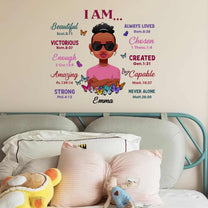 I Am Beautiful, Loved... - Personalized  Decal