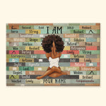 I Am Black Woman Canvas