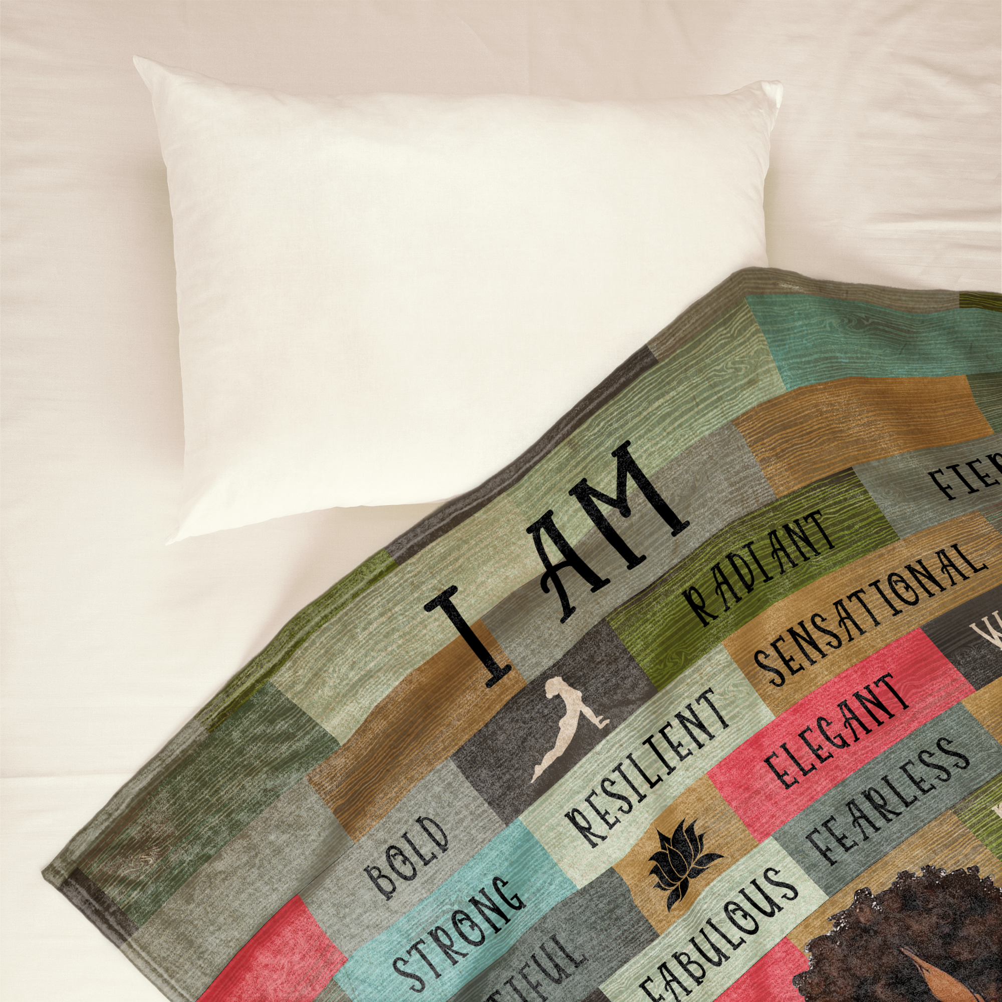 I Am Black Woman - Personalized Blanket